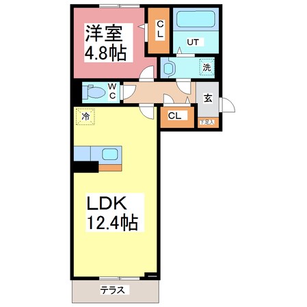 dan（ダン）の物件間取画像